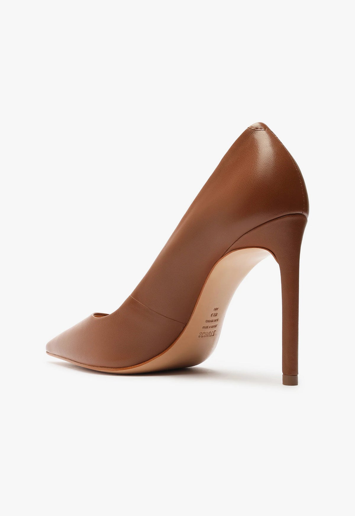 Schutz Lou High Stiletto Brown Pump