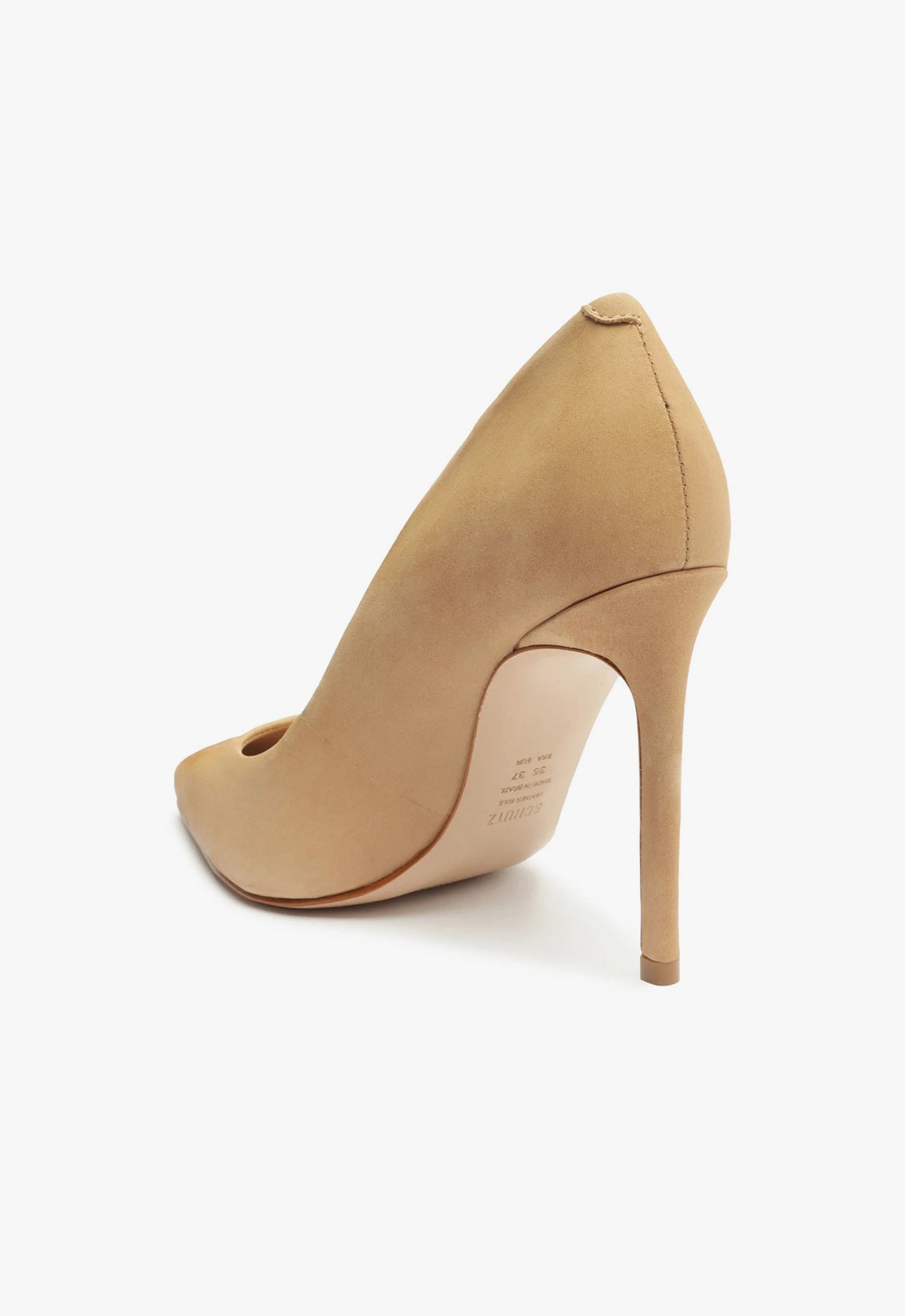 Schutz Lou High Stiletto Honey Beige Pump