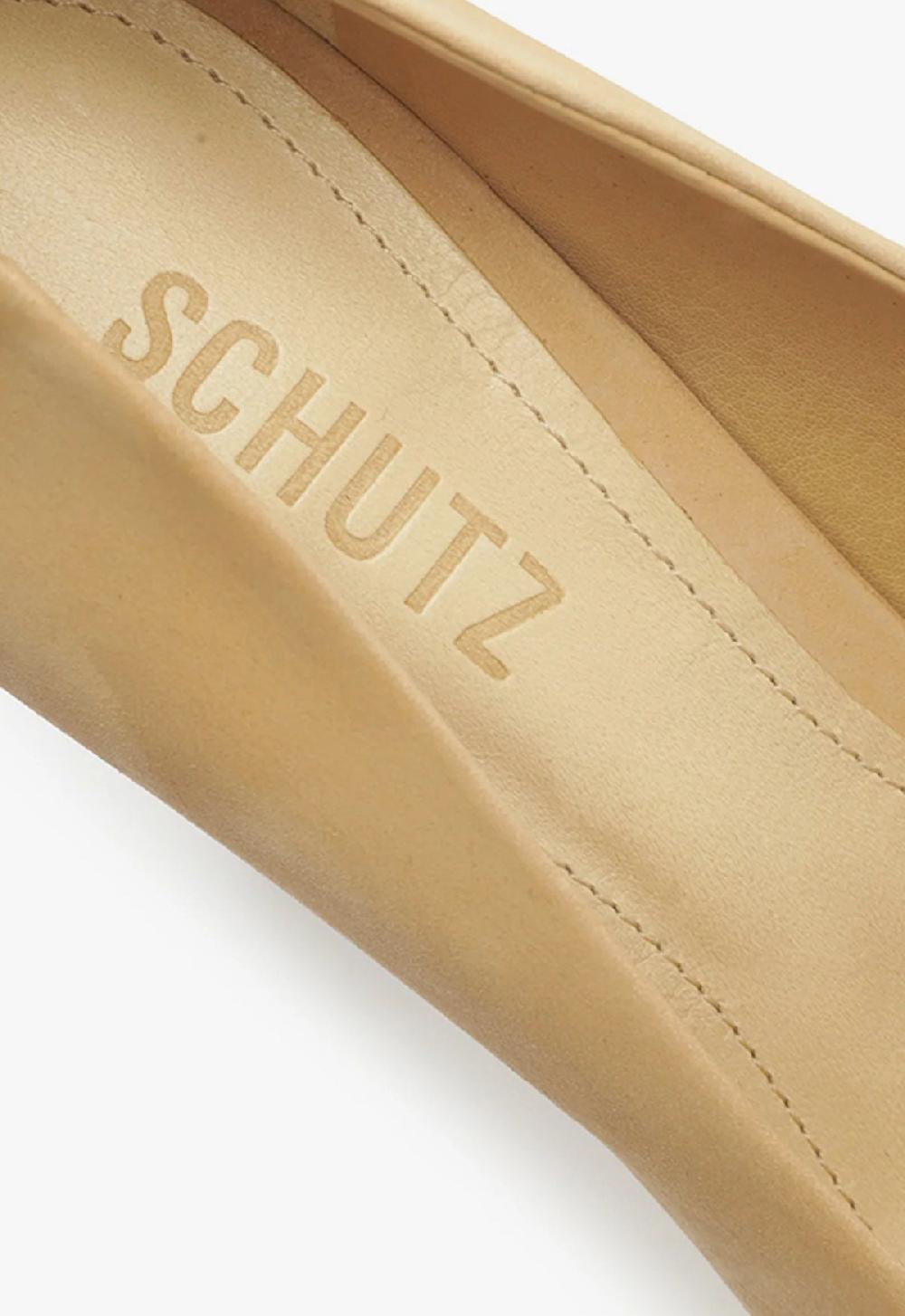 Schutz Lou High Stiletto Honey Beige Pump