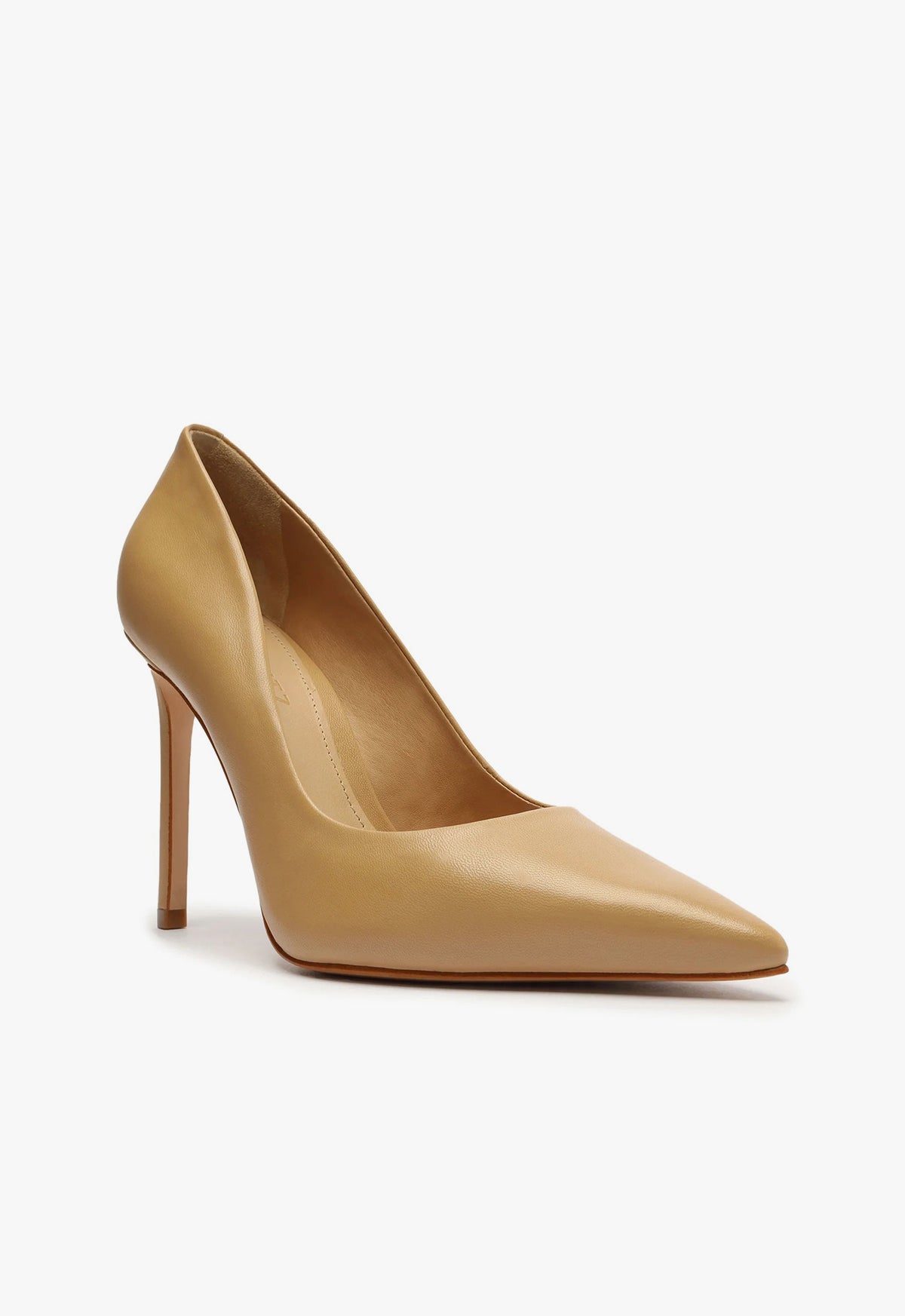 Schutz Lou High Stiletto Light Beige Pump