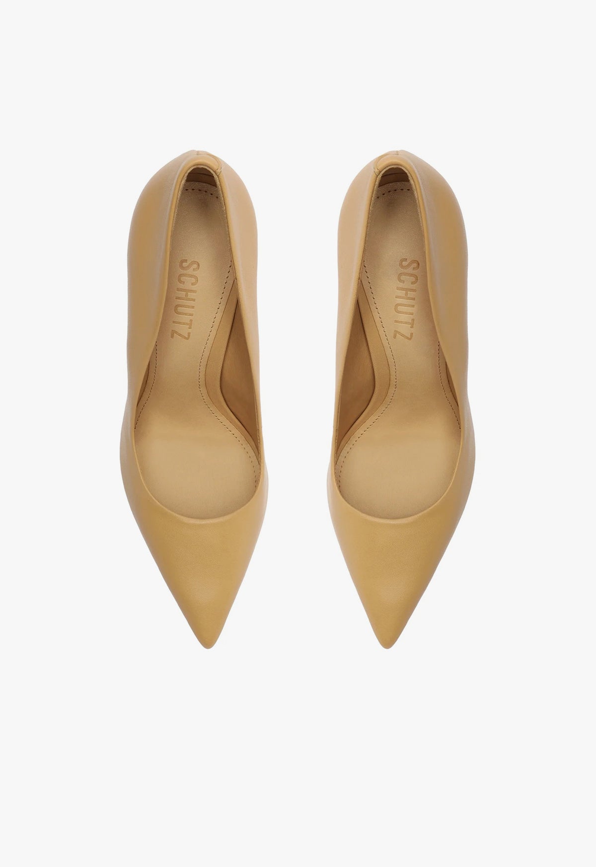 Schutz Lou High Stiletto Light Beige Pump