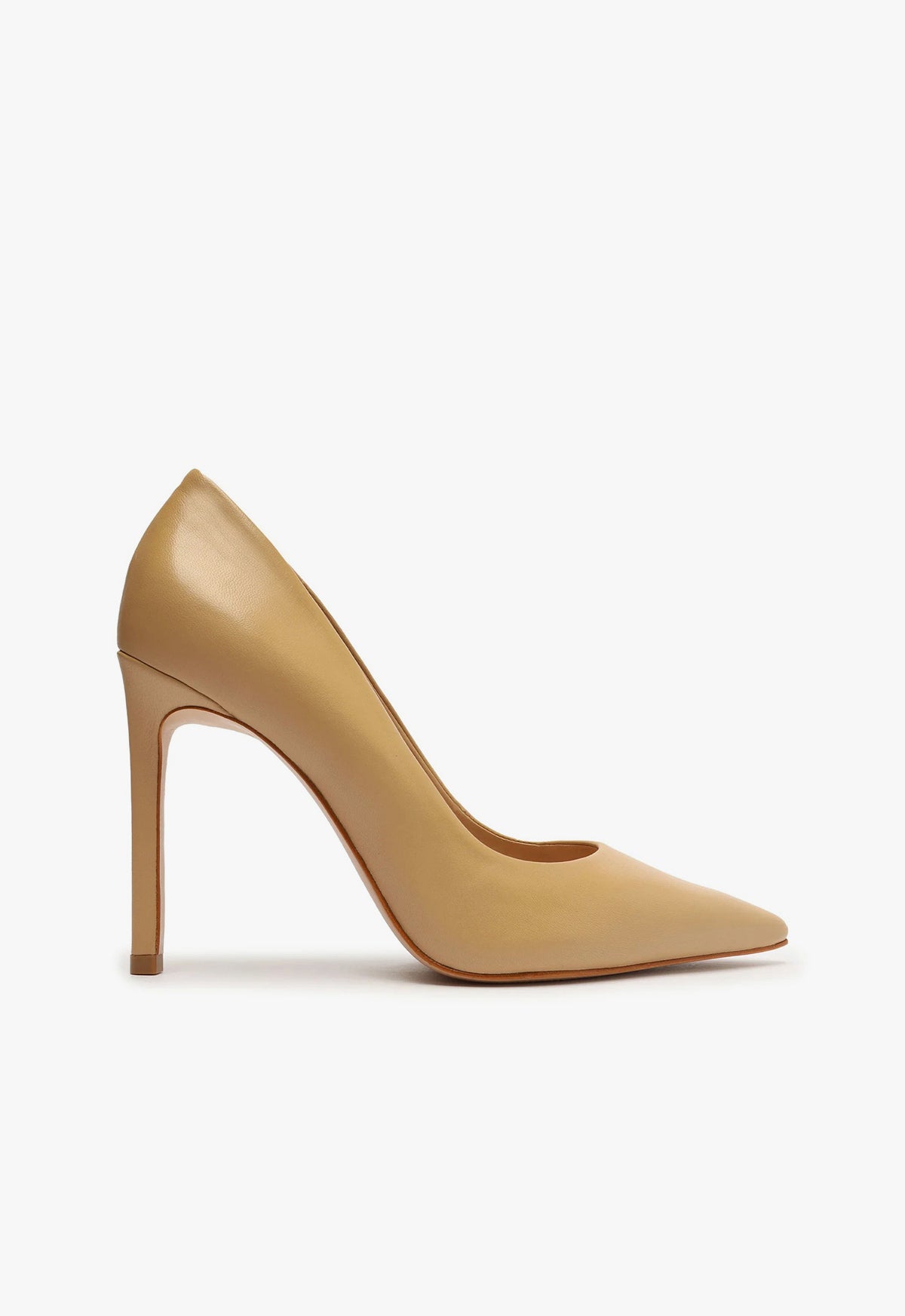 schutz Lou High Stiletto Light Beige Pump