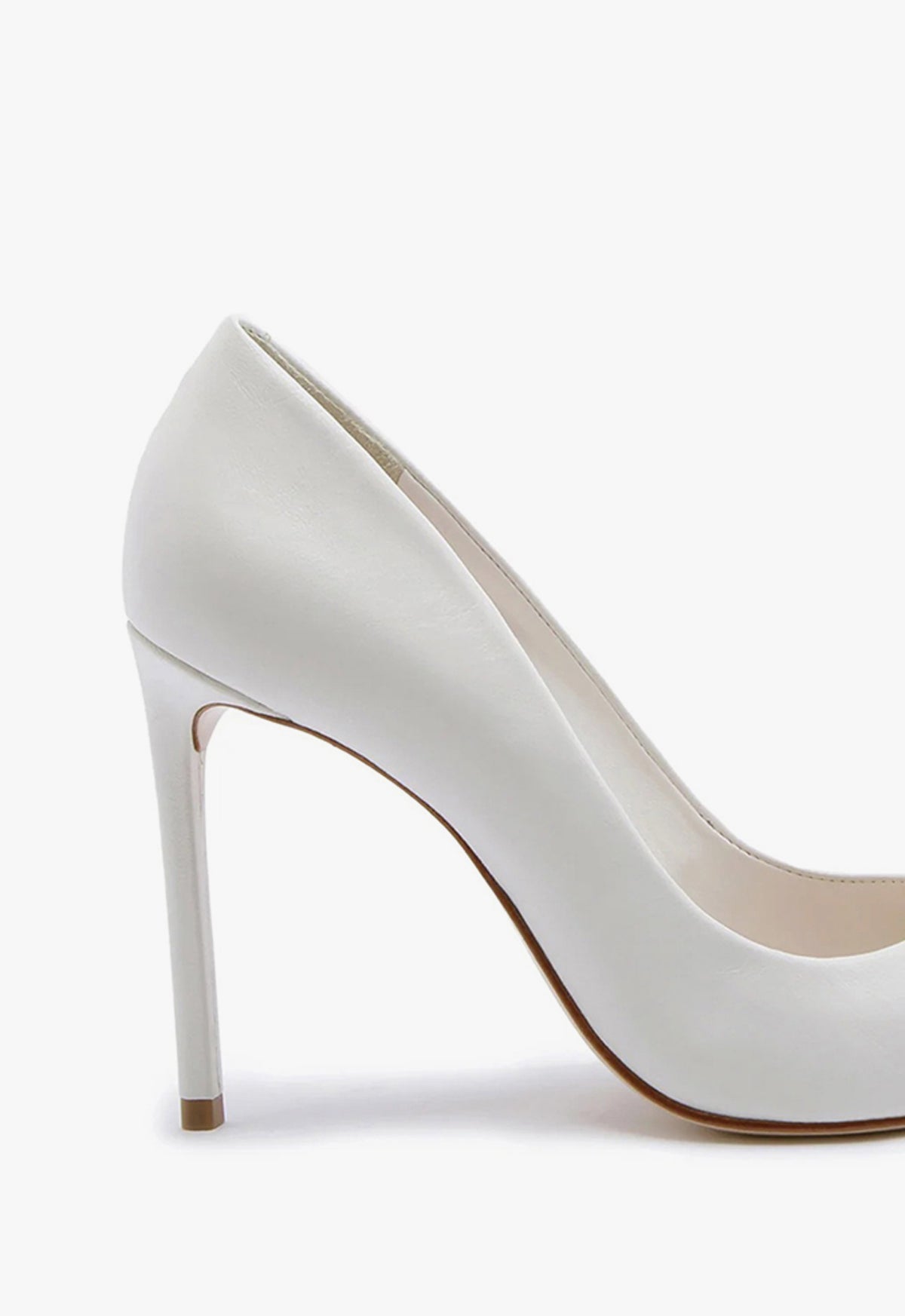 Schutz Lou High Stiletto White Pump