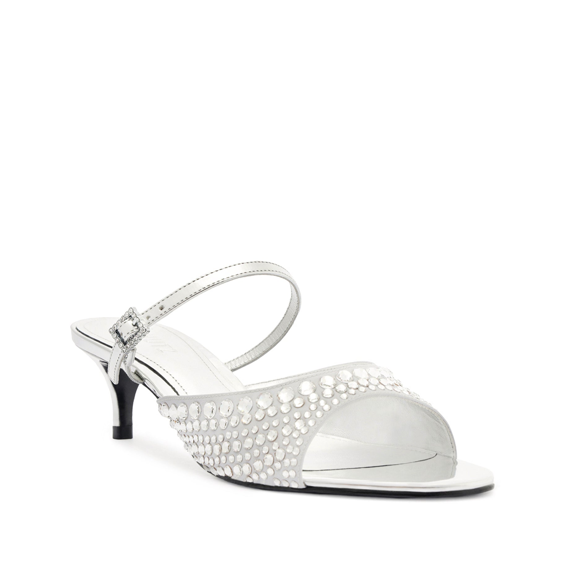 Schutz Louise Low Satin Sandal