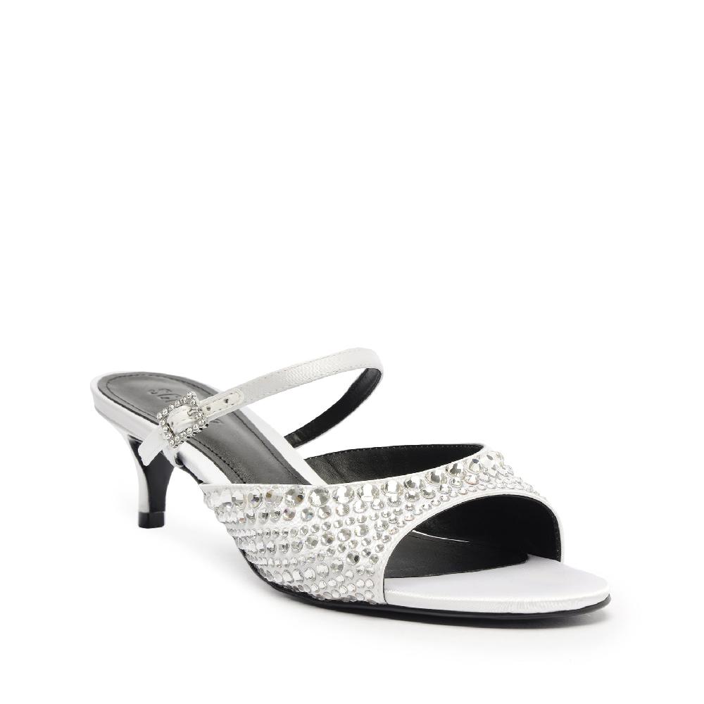 Schutz Louise Low Satin Sandal