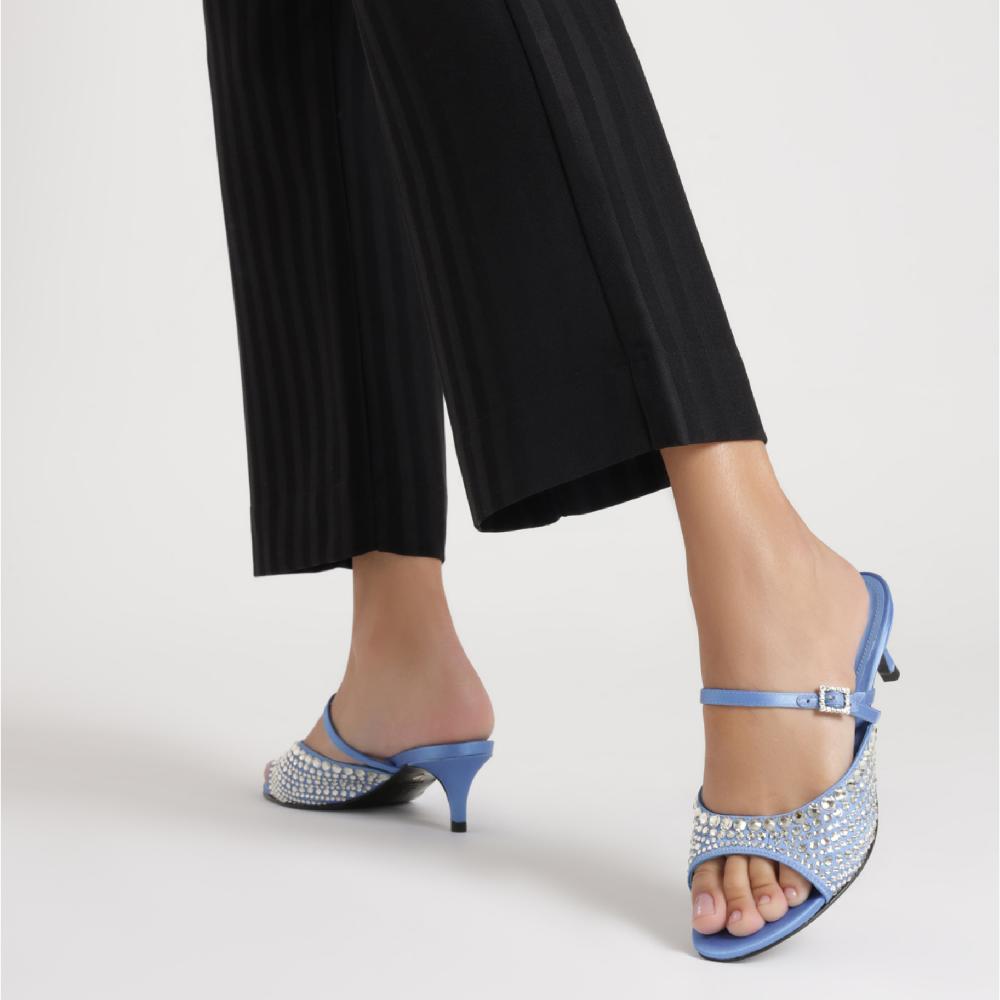 Schutz Louise Low Satin Sandal