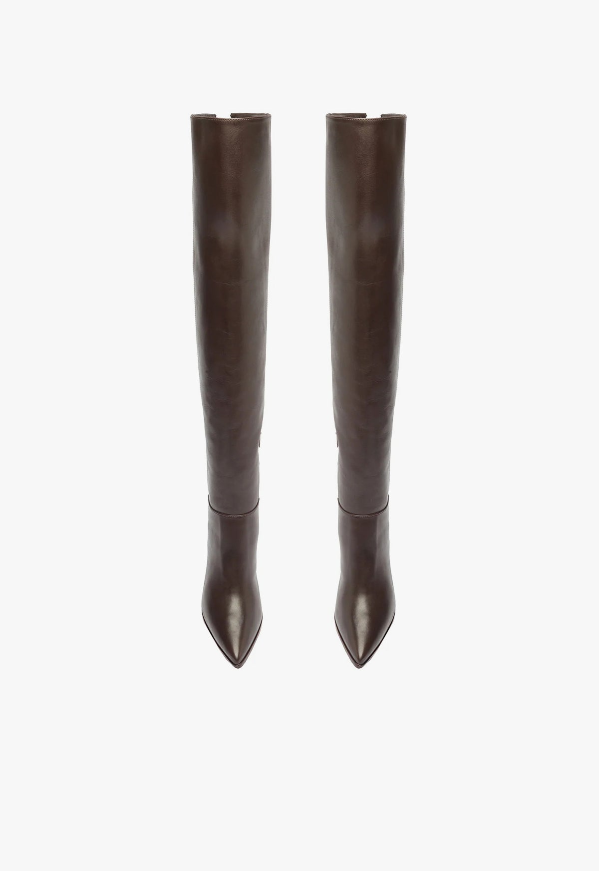 Schutz Magali Block Over The Knee Leather Boot