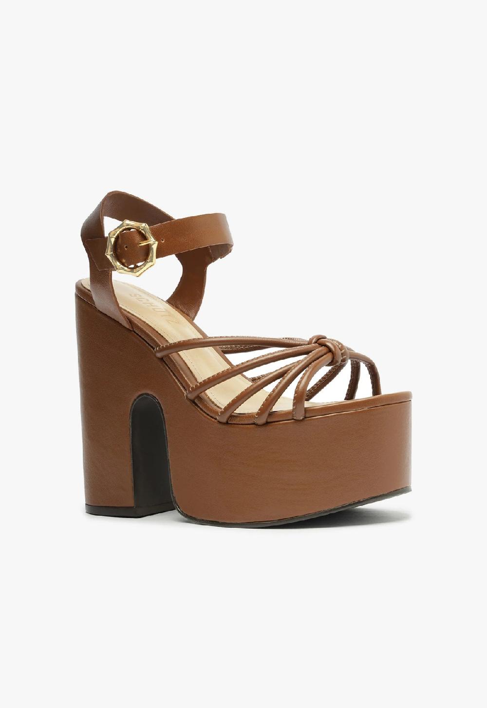 Schutz Mahi Cutout & Nappa Sandal