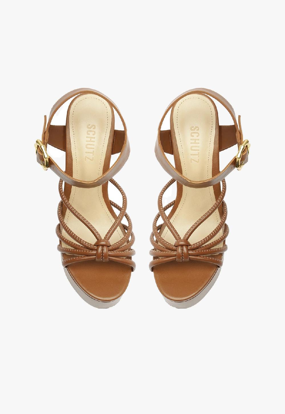 Schutz Mahi Cutout & Nappa Sandal
