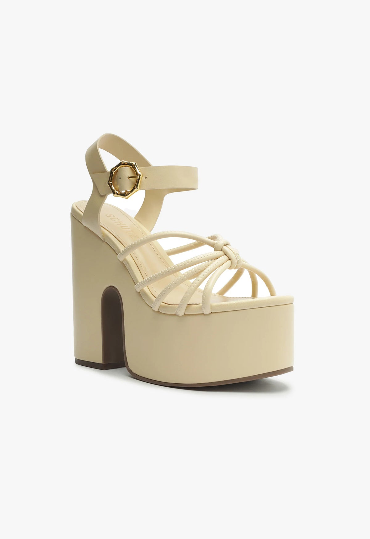 Schutz Mahi Cutout & Nappa Sandal