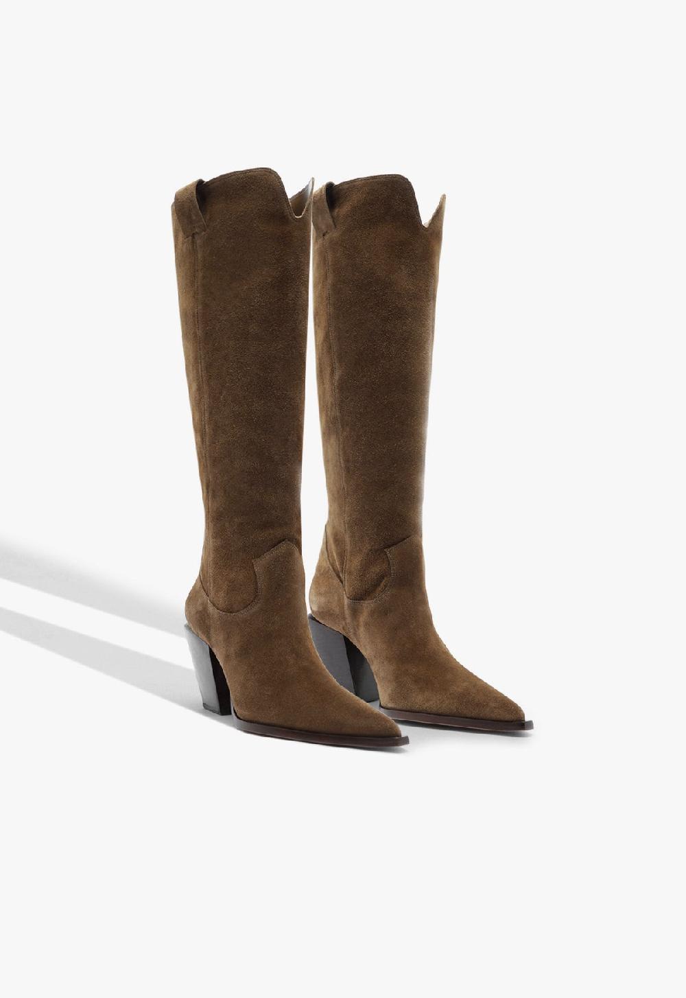 Schutz Maine Up Suede Boot