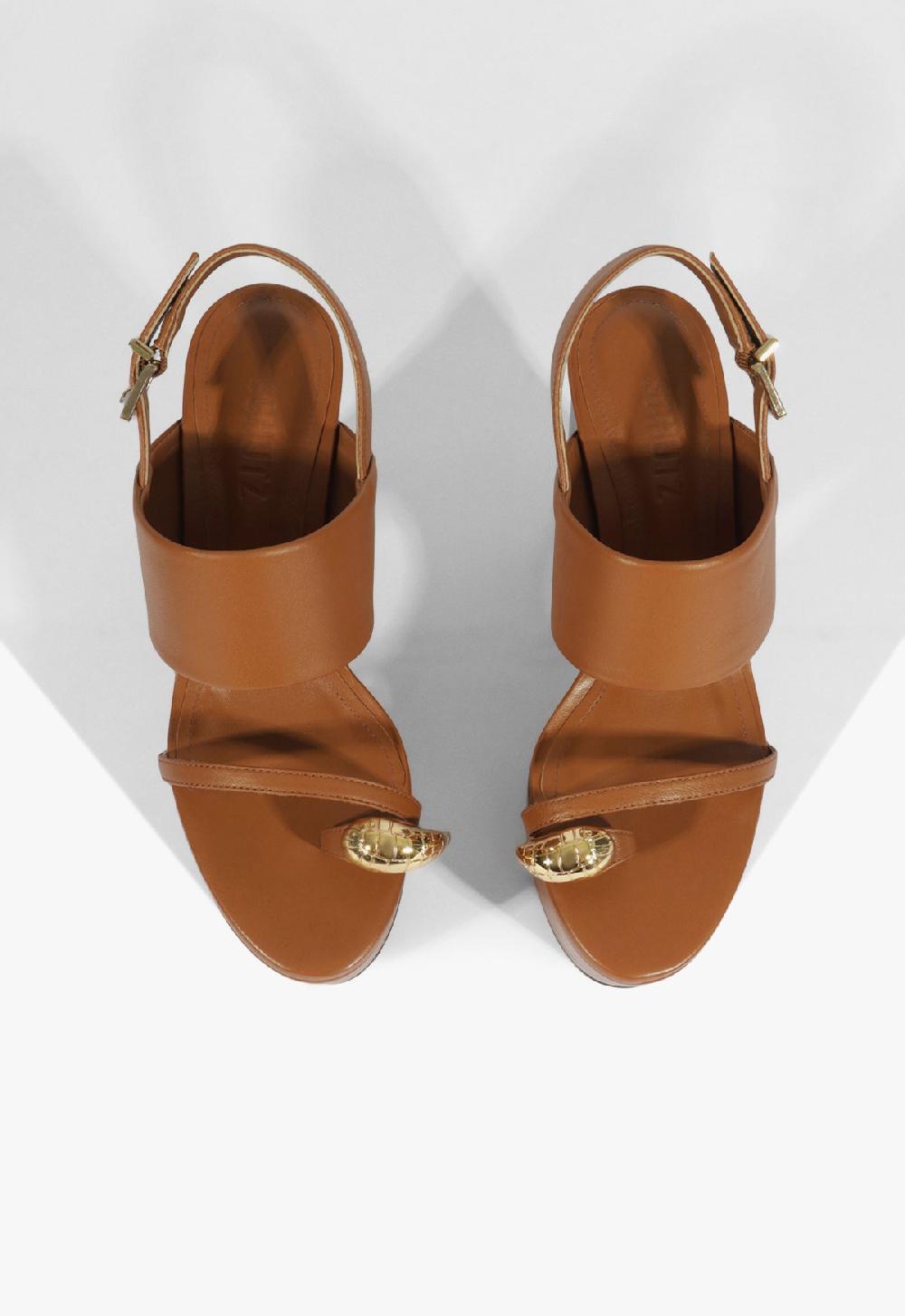 Schutz Mandy Platform Leather Sandal