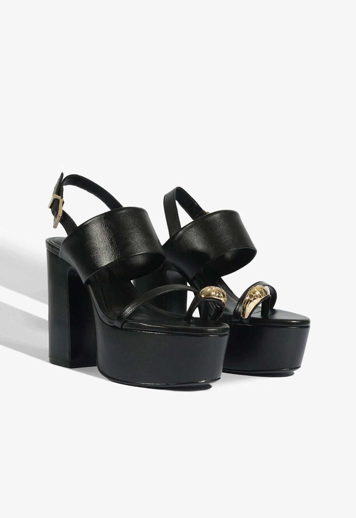 Schutz Mandy Platform Leather Sandal