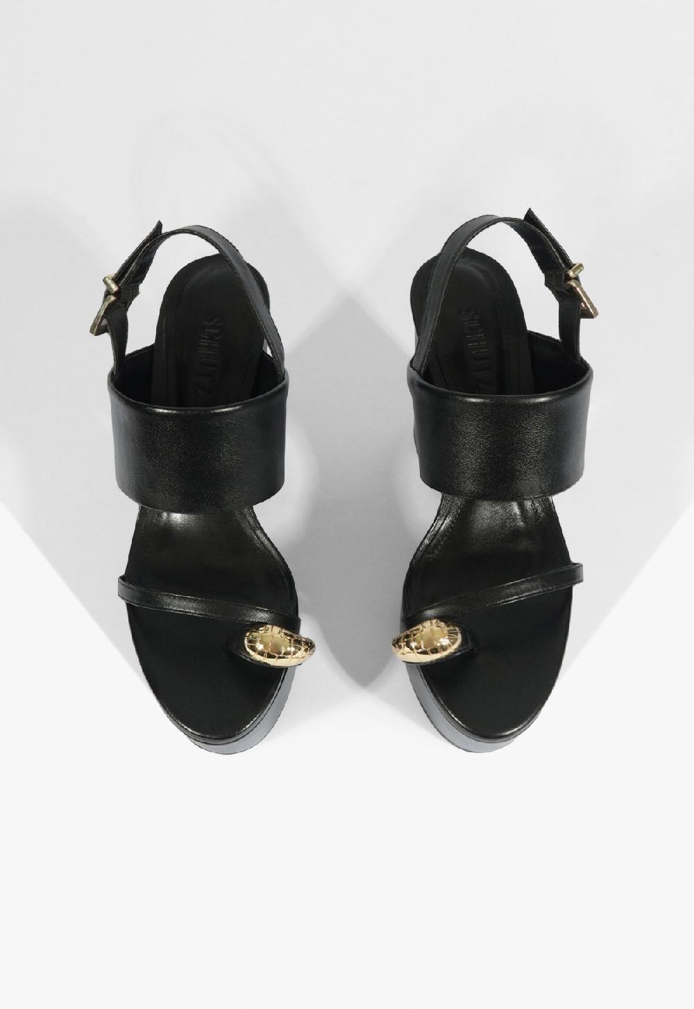 Schutz Mandy Platform Leather Sandal