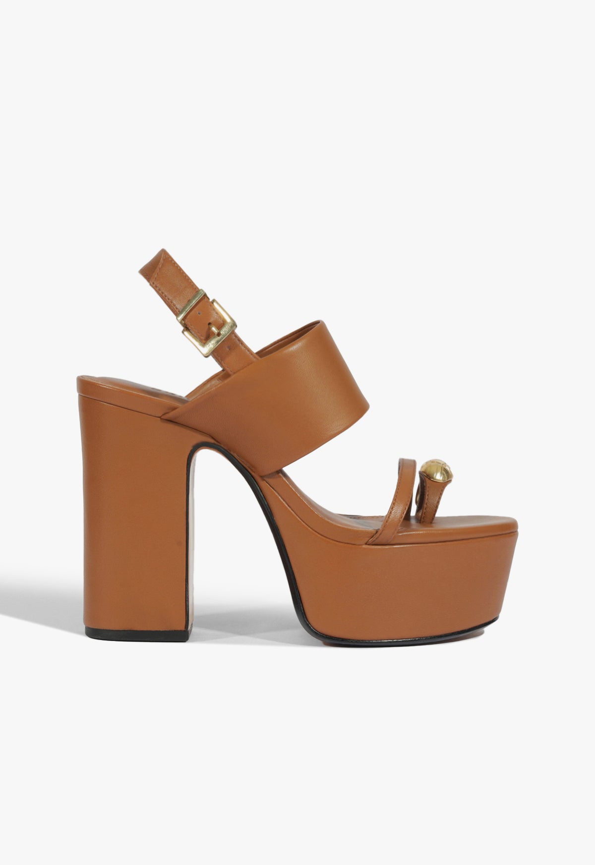 schutz Mandy Platform Leather Sandal