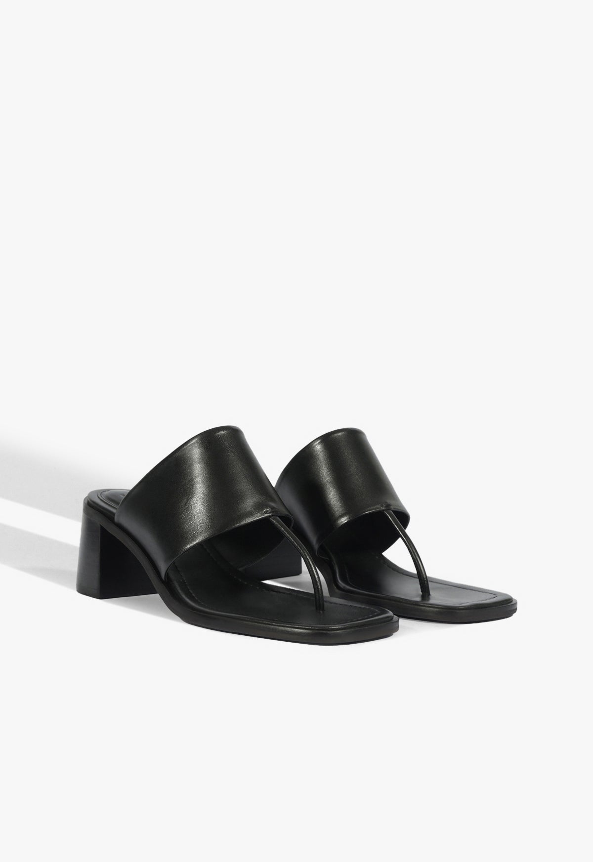 Schutz Martha Block Leather Sandal