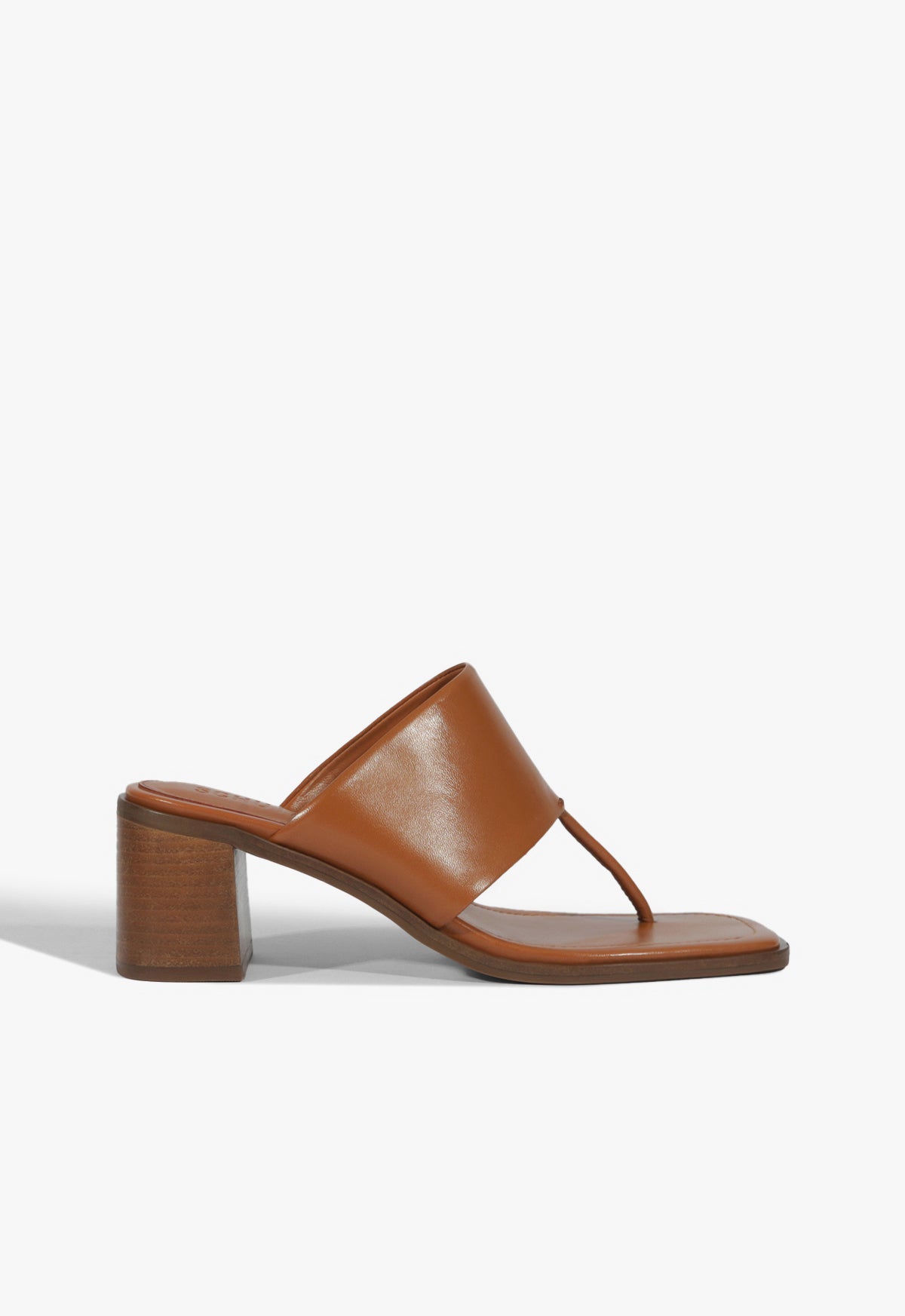 schutz Martha Block Leather Sandal