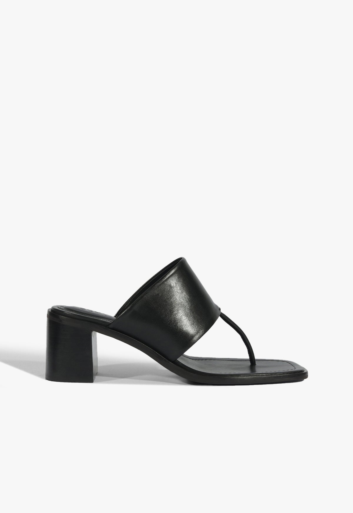 schutz Martha Block Leather Sandal