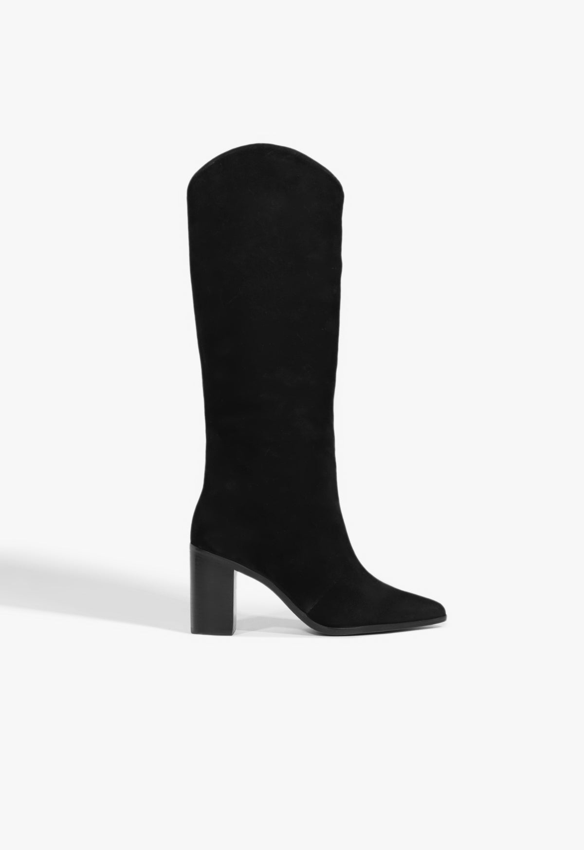 schutz Maryana Block Suede Boot