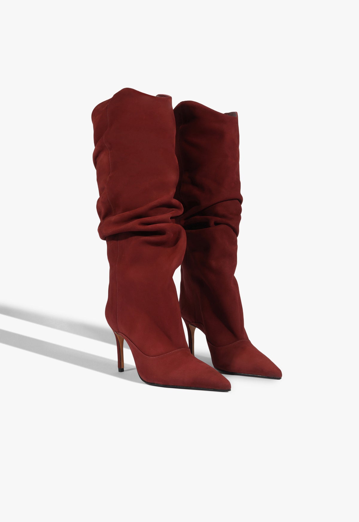 Schutz Maryana Up Slouch Nubuck Boot