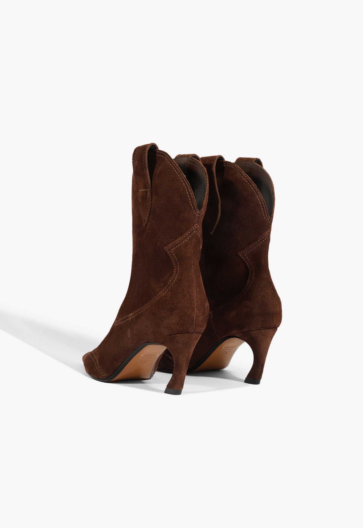 Schutz Maryann Curve West Suede Bootie