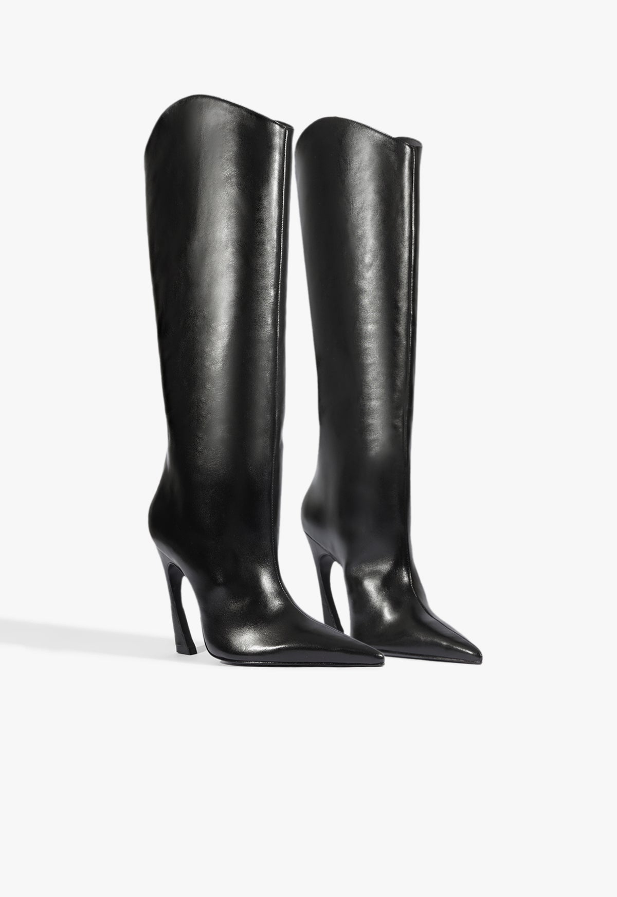 Schutz Maryann Up Curve Leather Boot