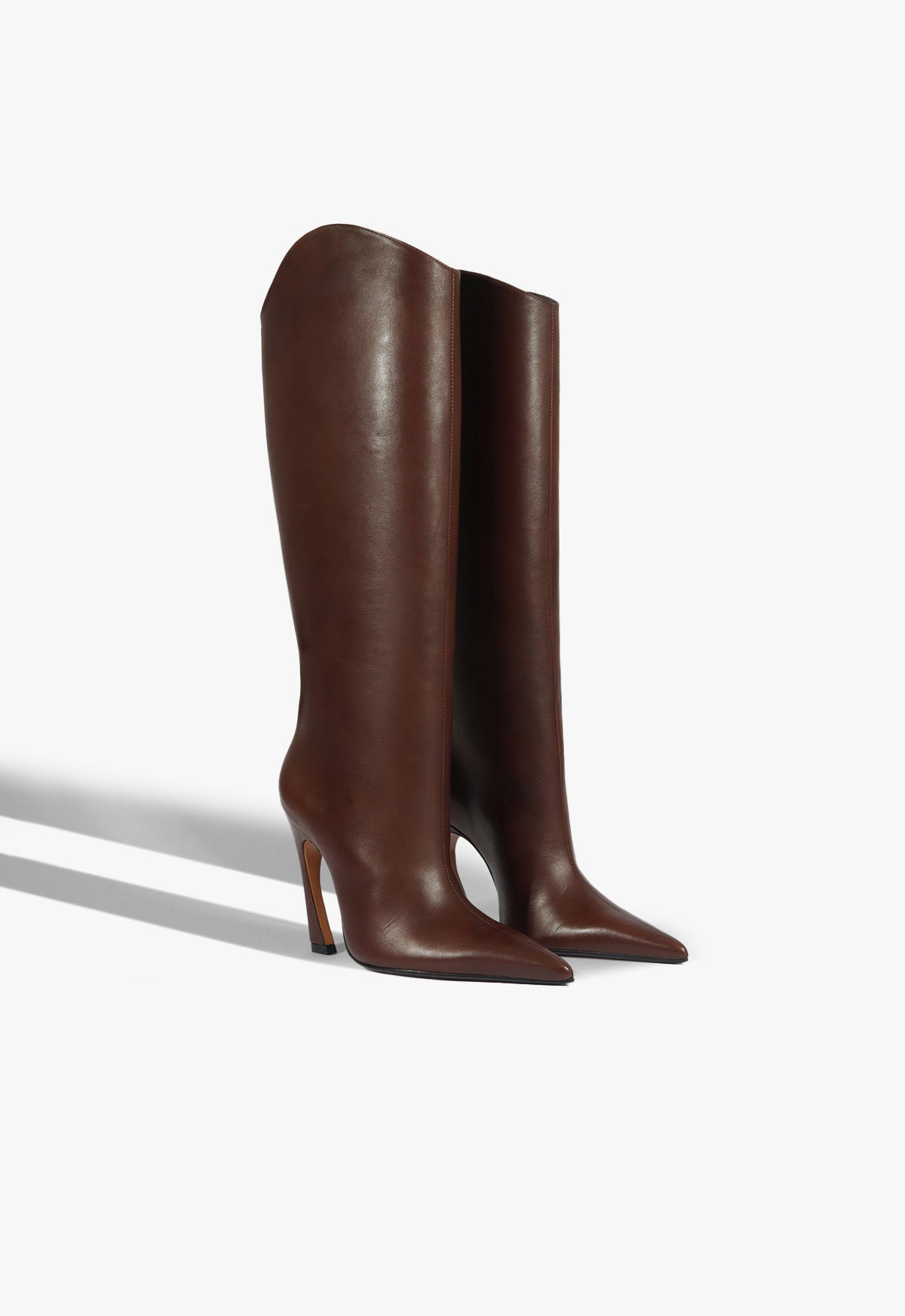 Schutz Maryann Up Curve Leather Boot