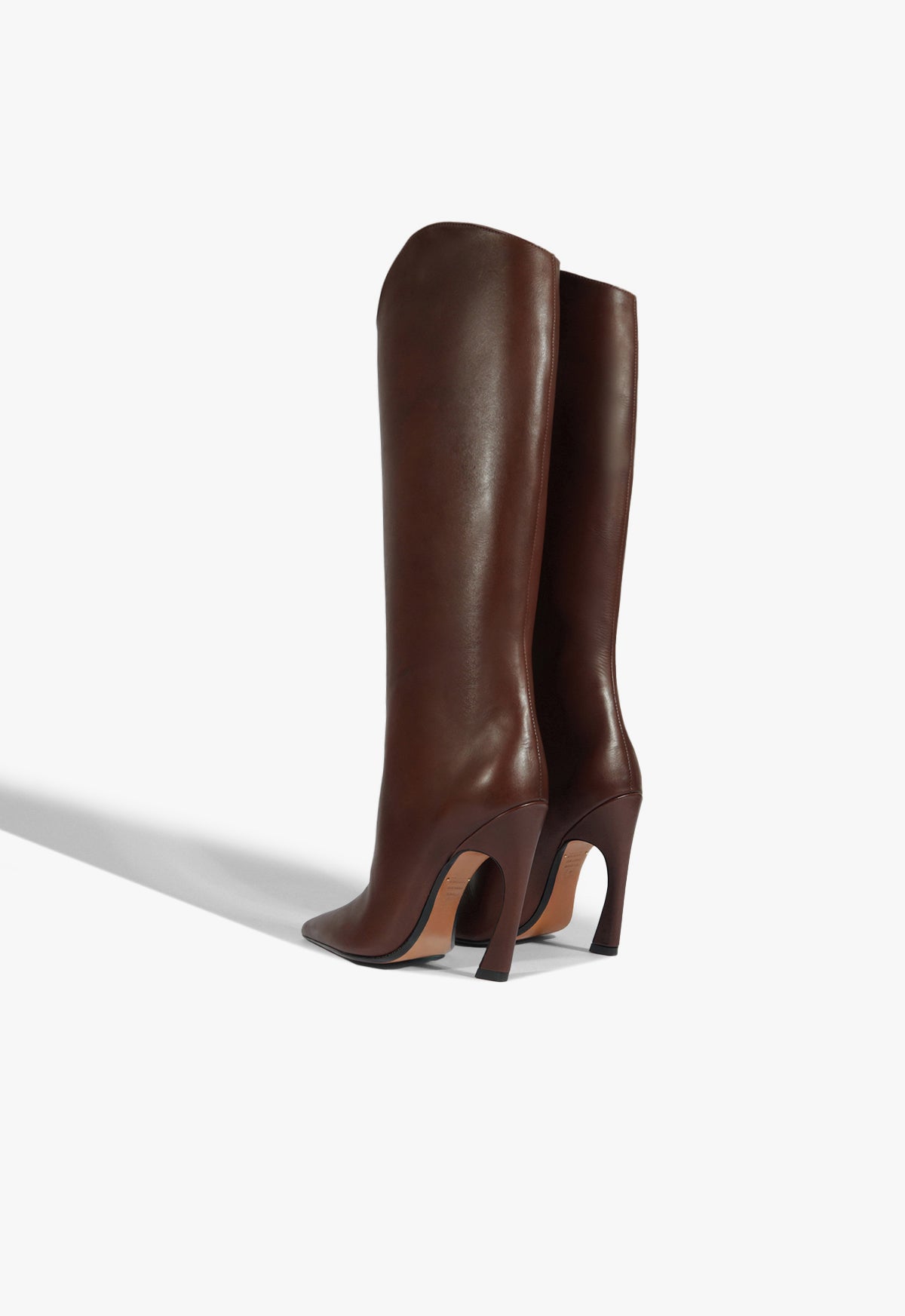 Schutz Maryann Up Curve Leather Boot