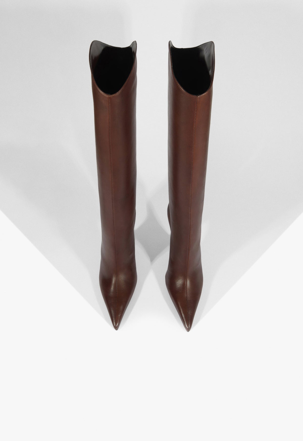 Schutz Maryann Up Curve Leather Boot