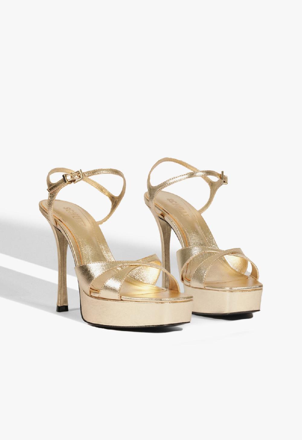 Schutz Maxine Metallic Sandal
