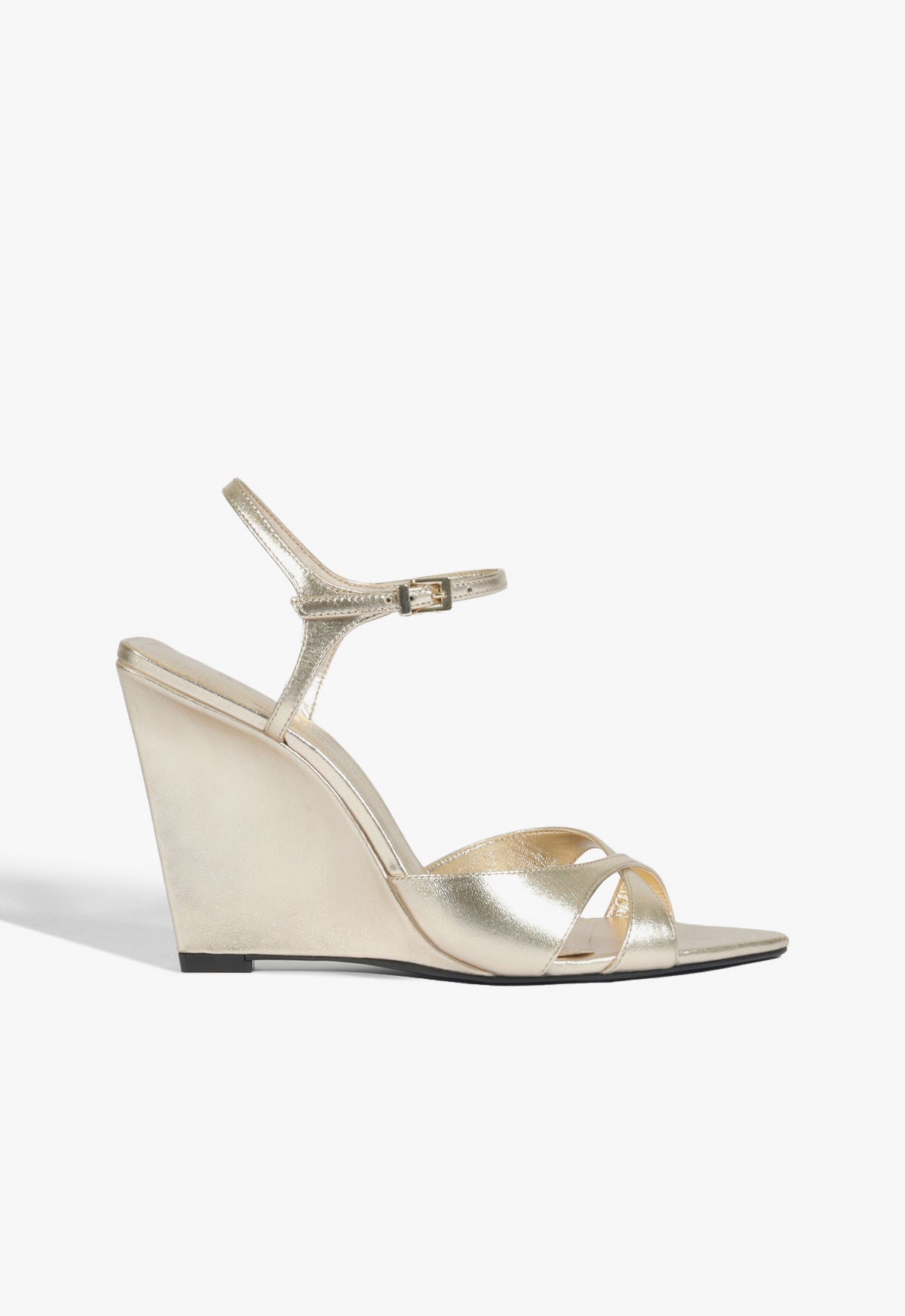schutz Maxine Metallic Sandal