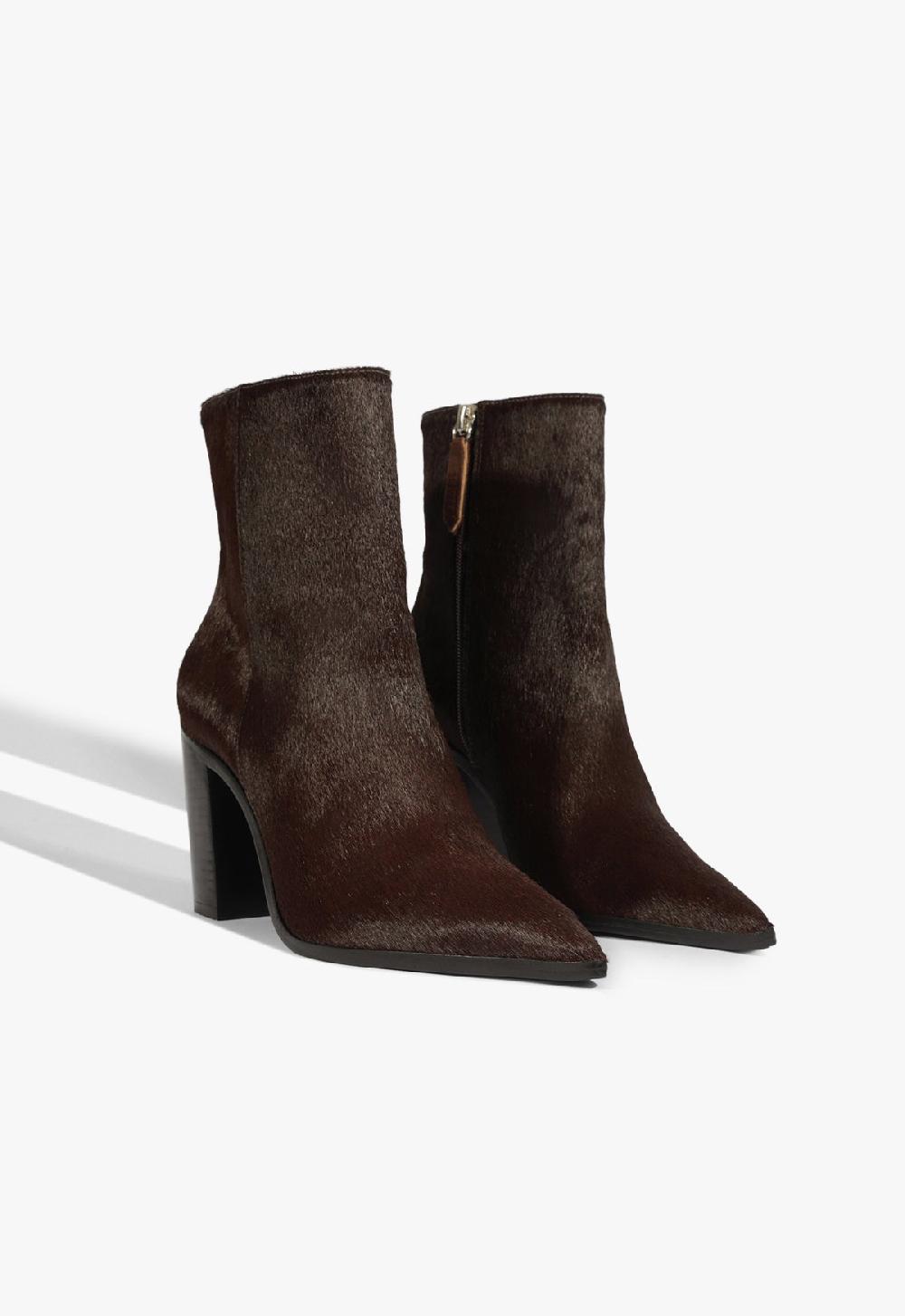 Schutz Mikki Block Calf Hair Bootie