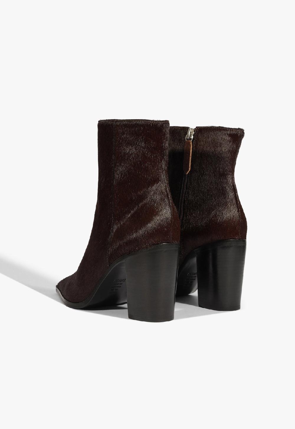 Schutz Mikki Block Calf Hair Bootie