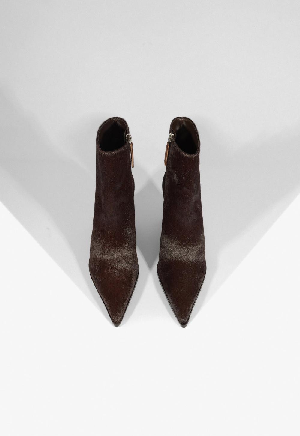 Schutz Mikki Block Calf Hair Bootie