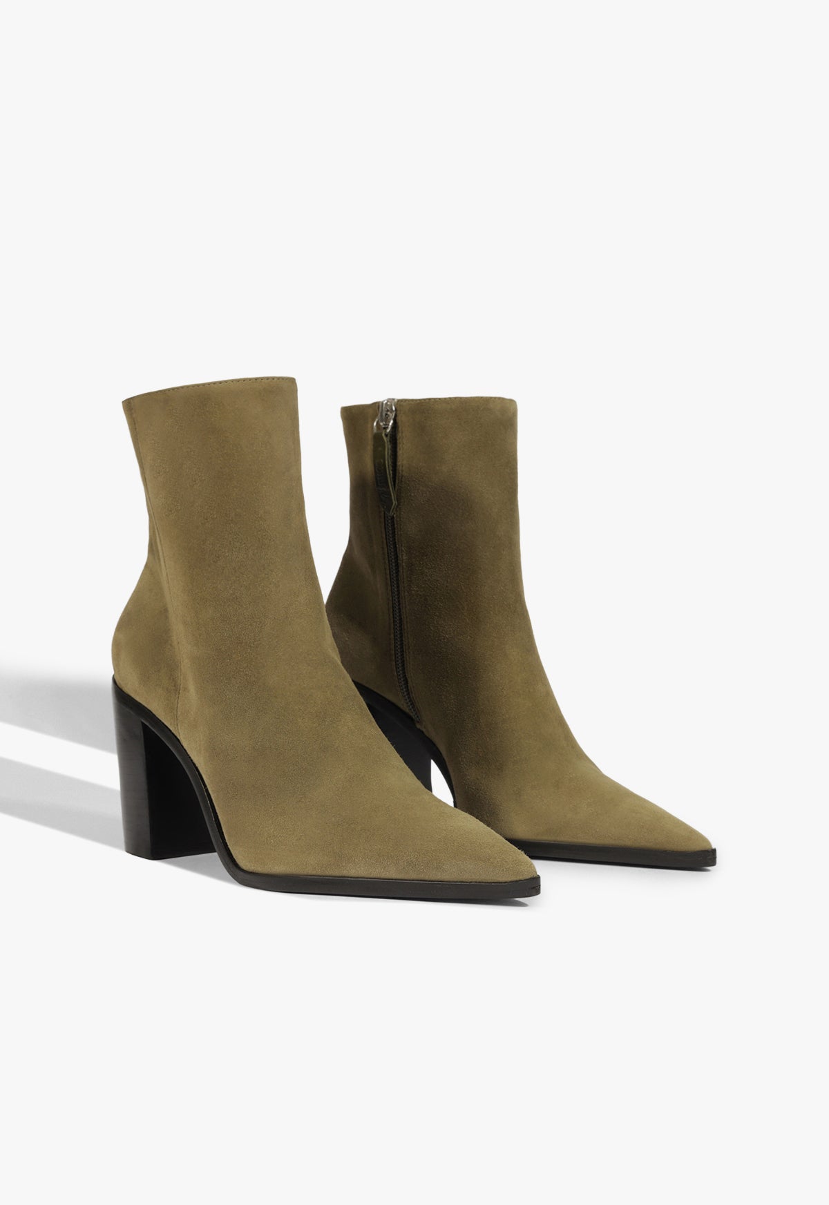 Schutz Mikki Block Suede Bootie