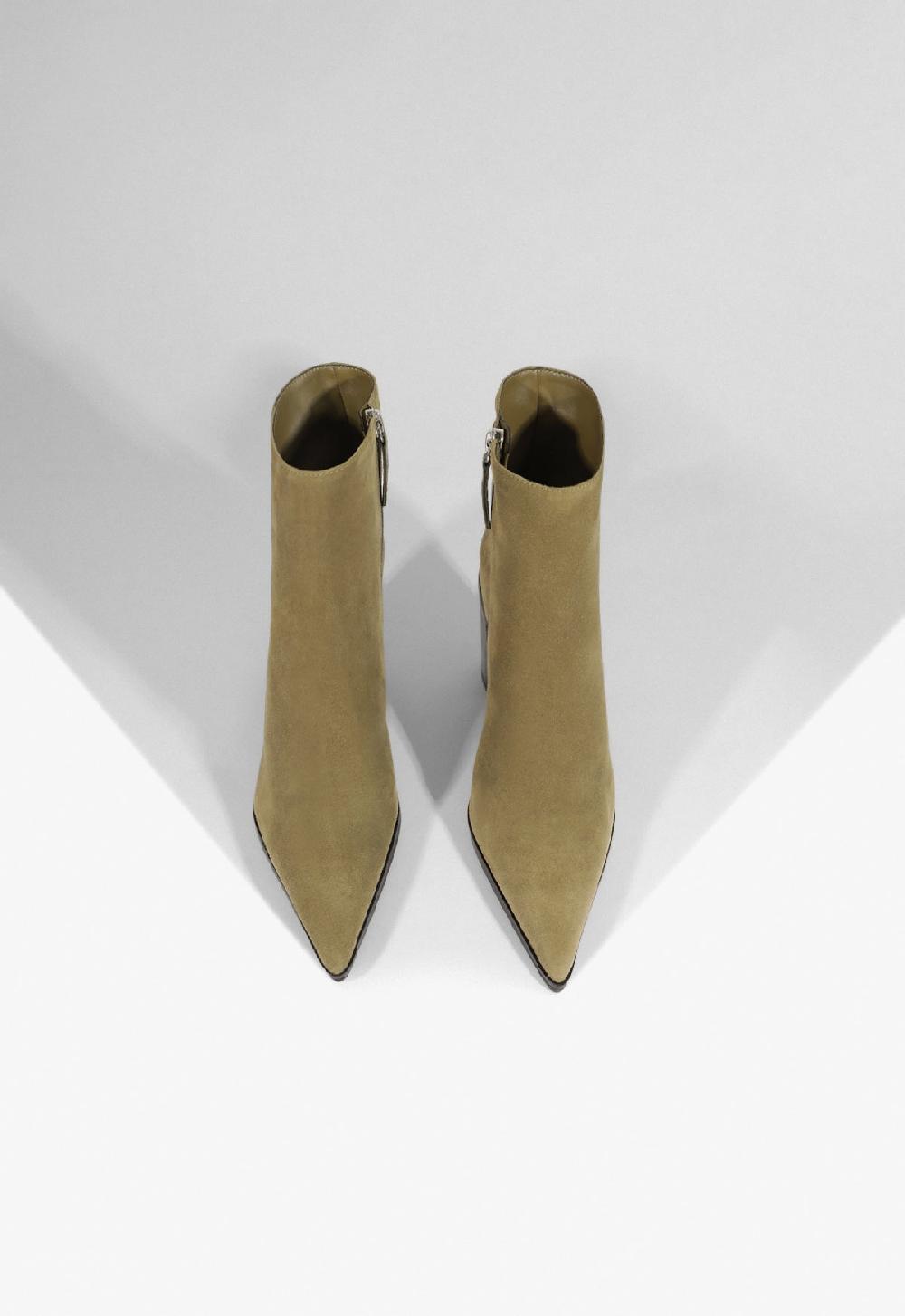 Schutz Mikki Block Suede Bootie