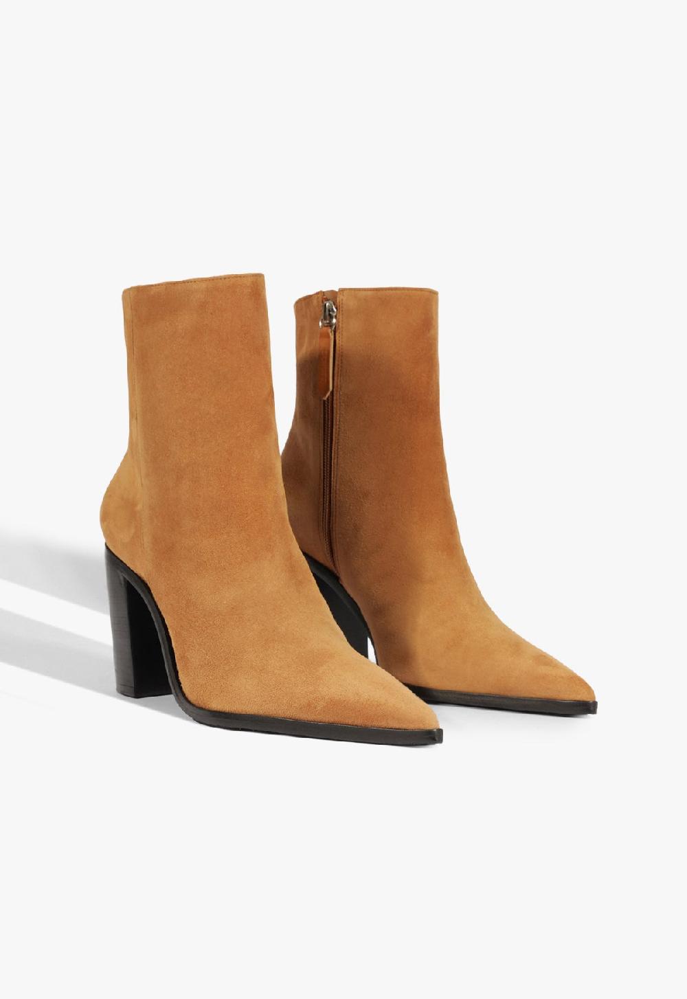 Schutz Mikki Block Suede Bootie