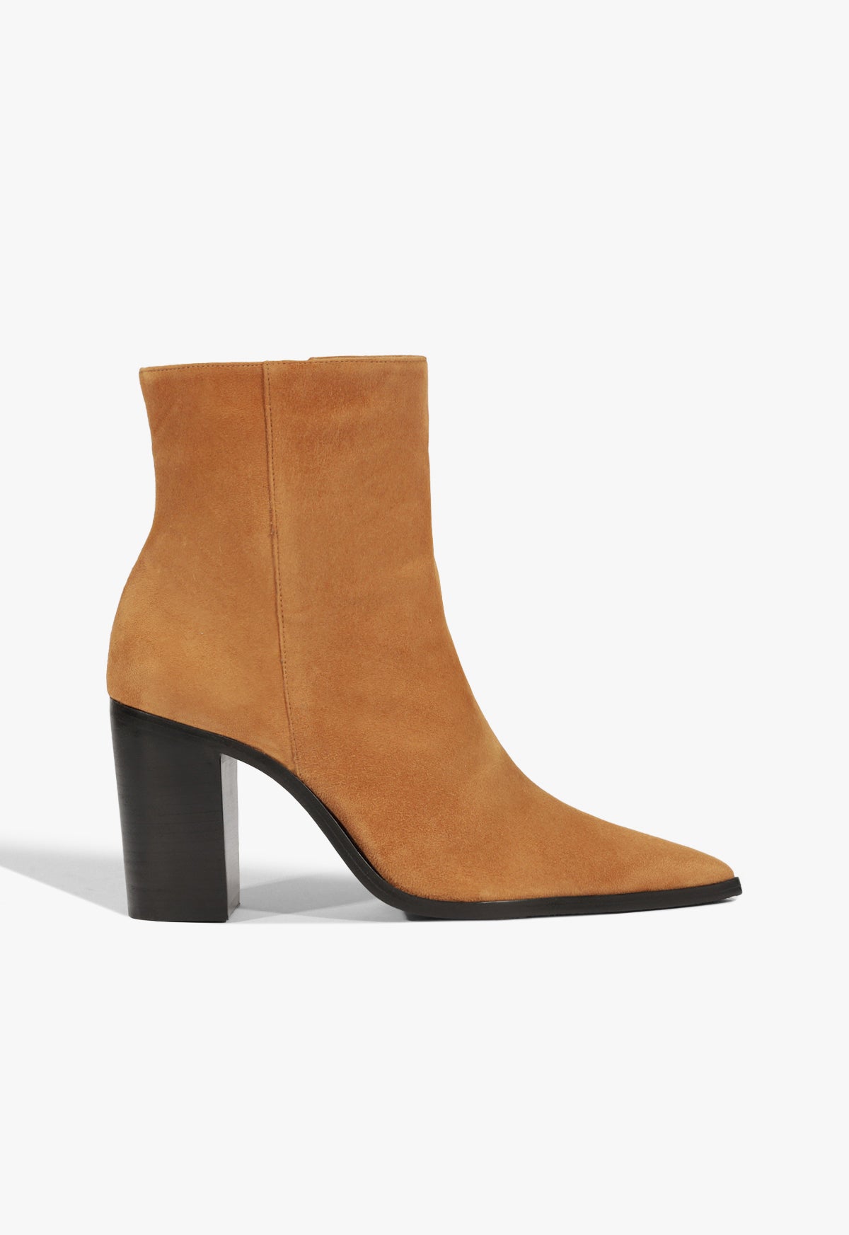 schutz Mikki Block Suede Bootie