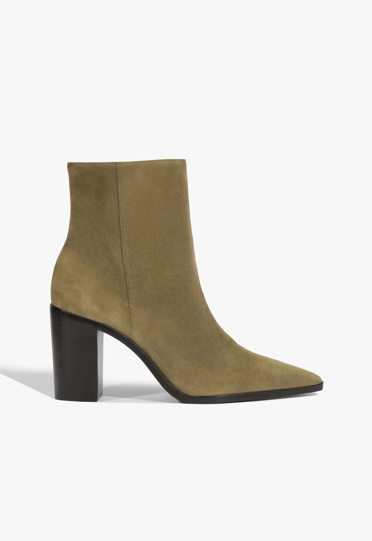 schutz Mikki Block Suede Bootie
