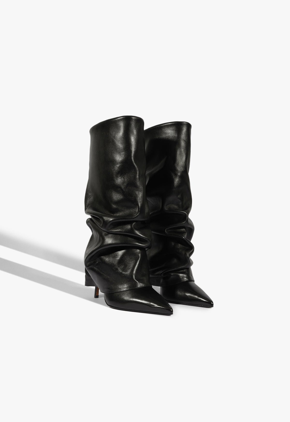 Schutz Mikki Cloak Leather Bootie