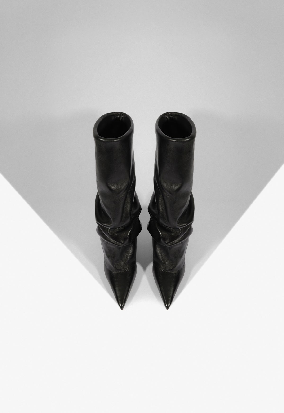 Schutz Mikki Cloak Leather Bootie