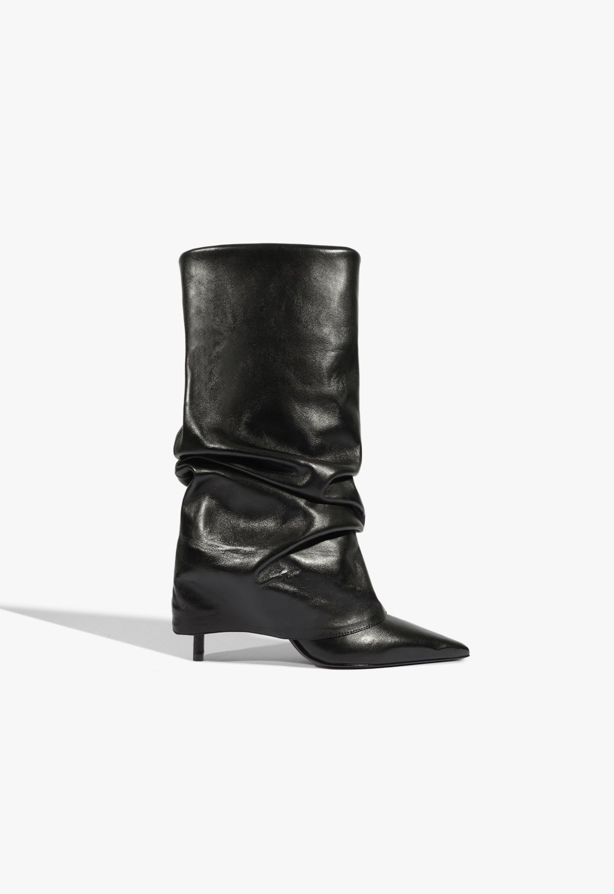 schutz Mikki Cloak Leather Bootie