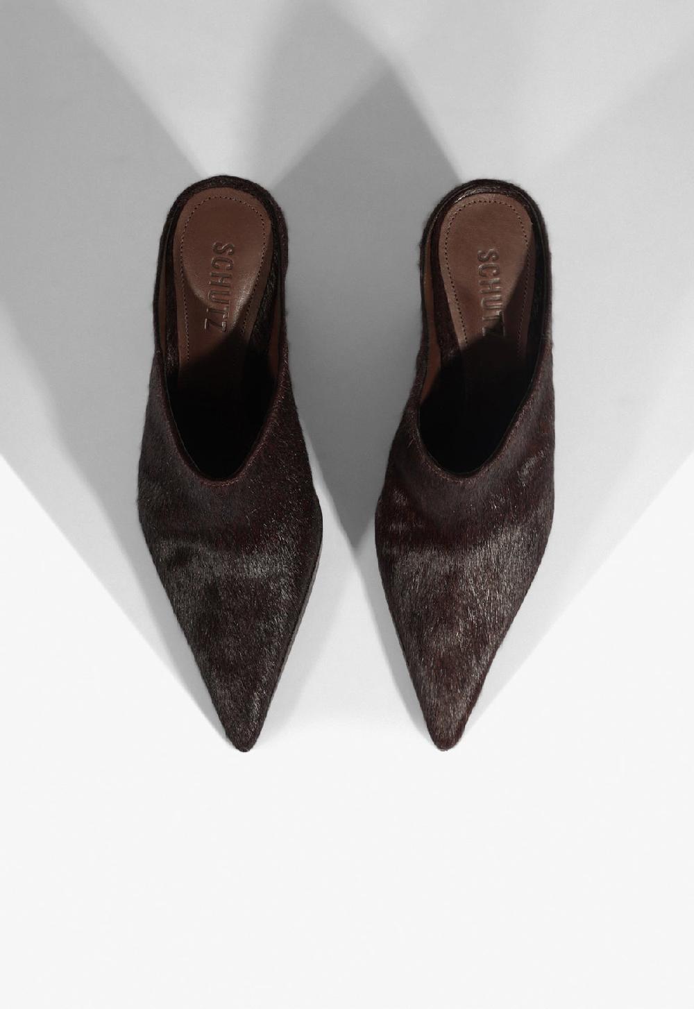 Schutz Mikki Mule Hair Calf Pump