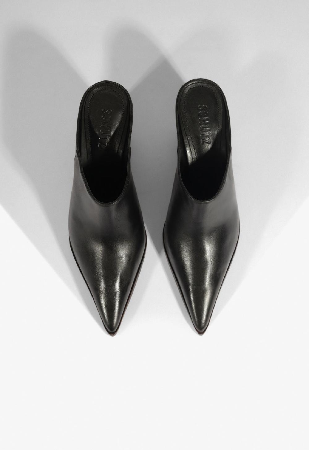 Schutz Mikki Mule Leather Pump