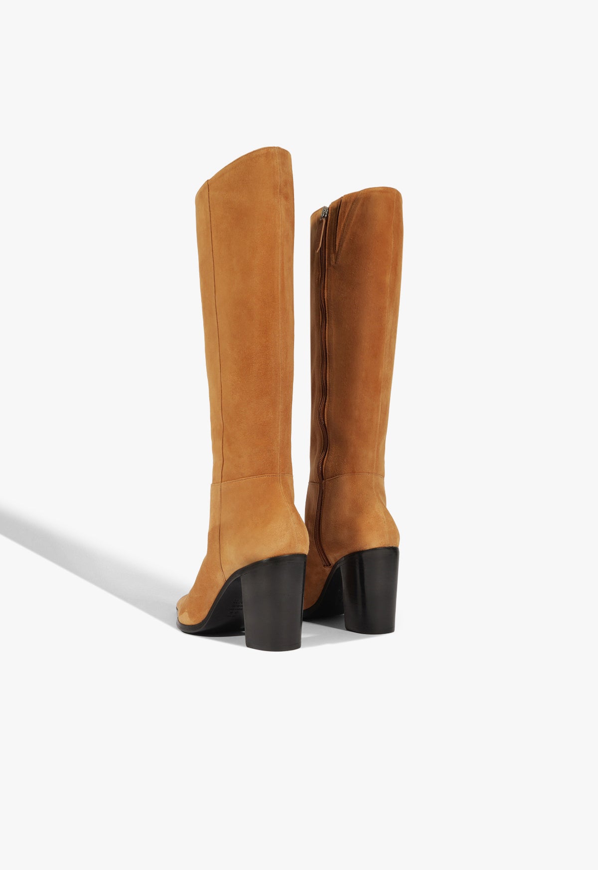 Schutz Mikki Up Block Suede Boot