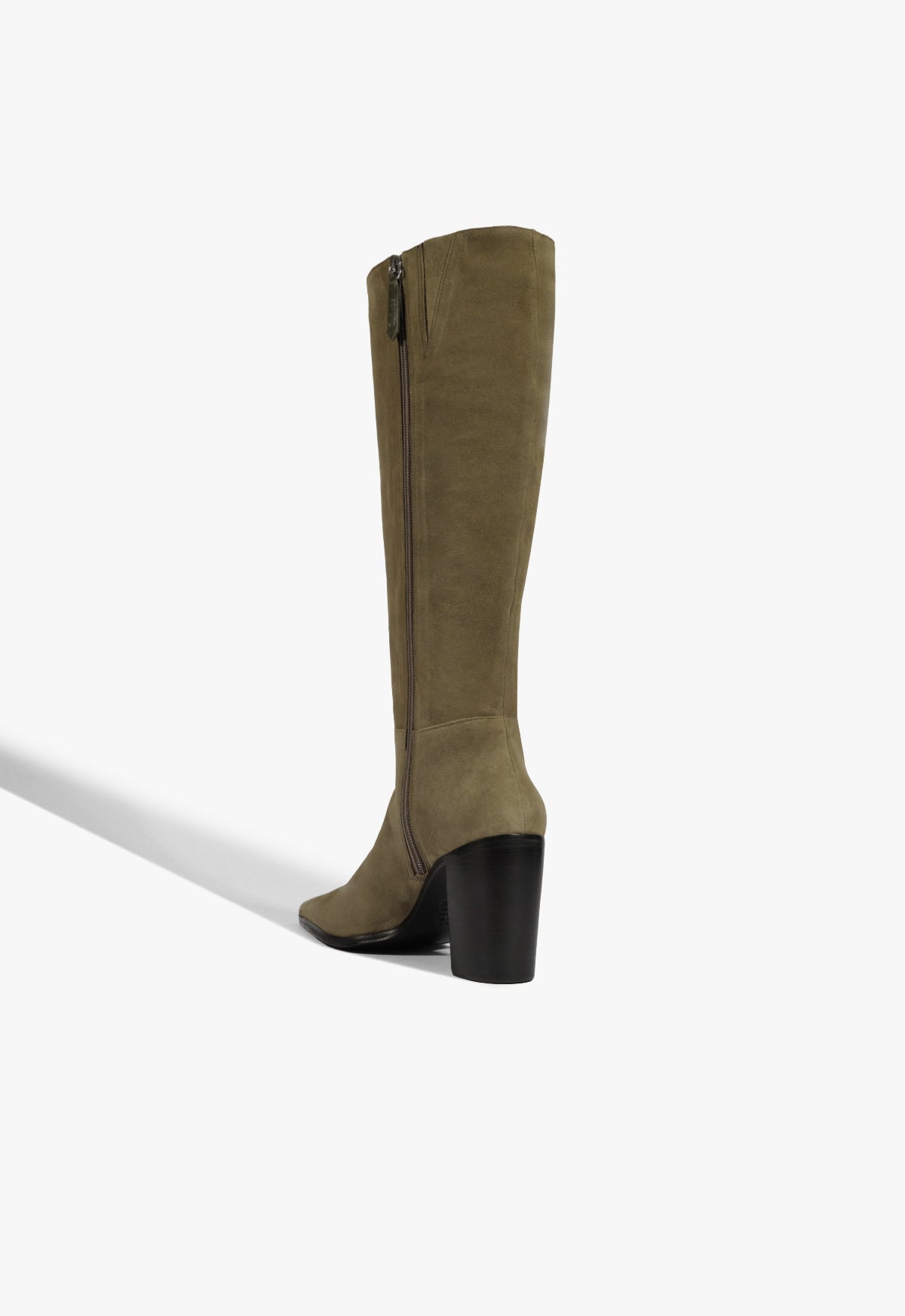 Schutz Mikki Up Block Suede Boot