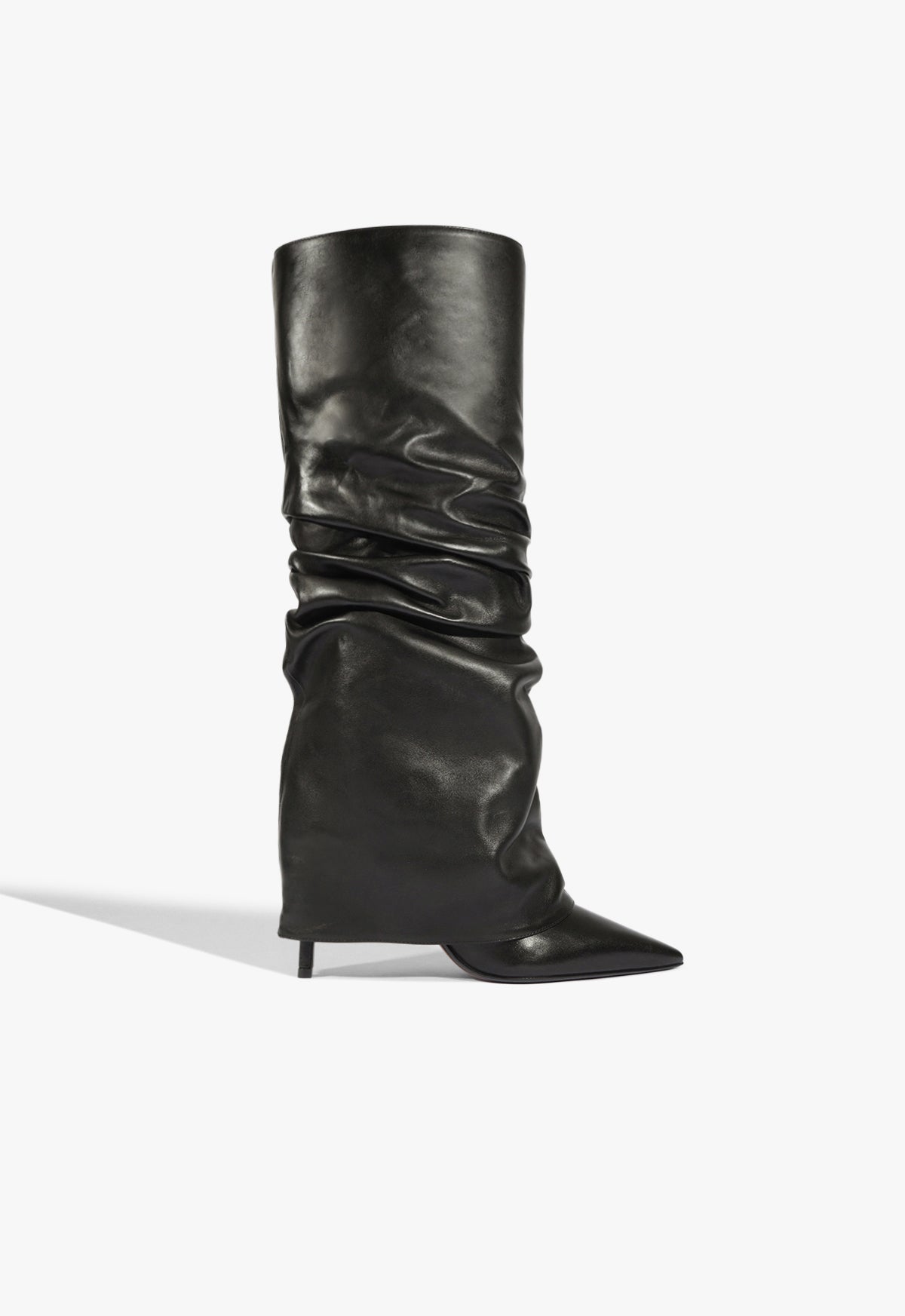 schutz Mikki Up Cloak Leather Boot
