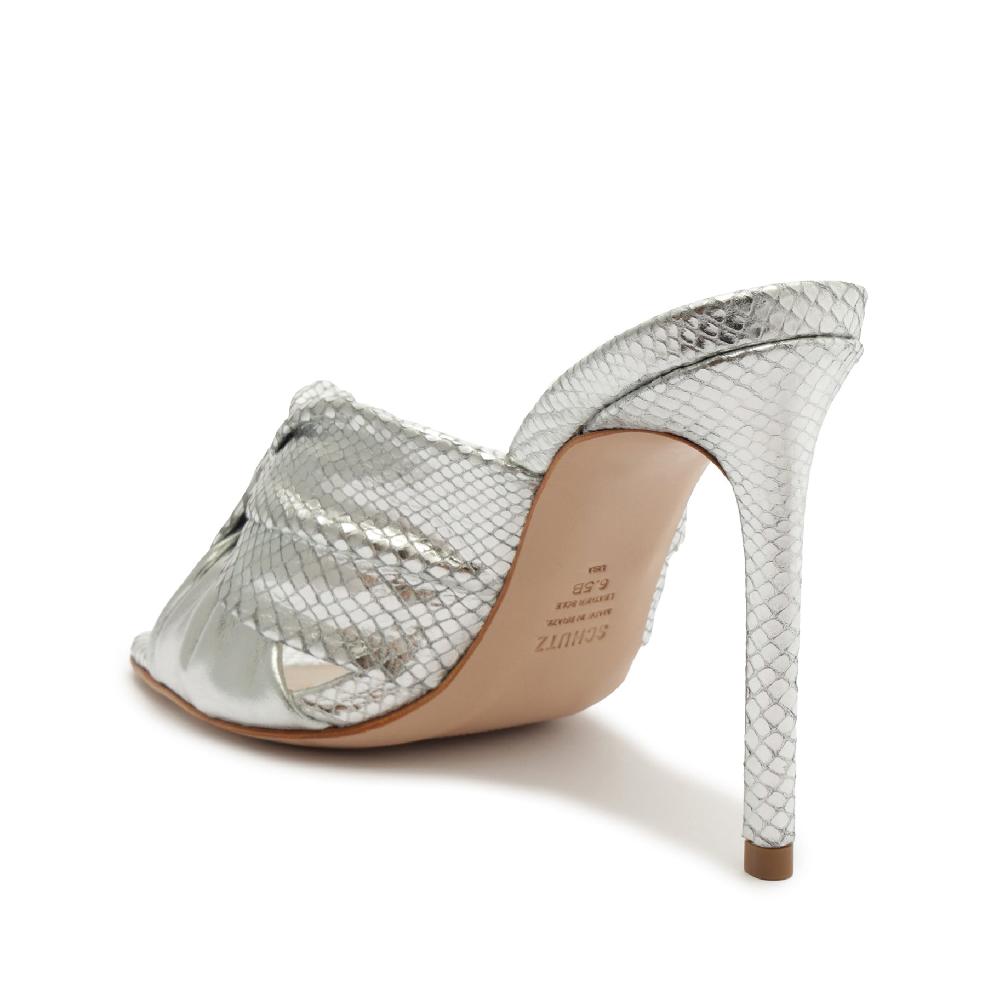 Schutz Mindy Metallic Sandal
