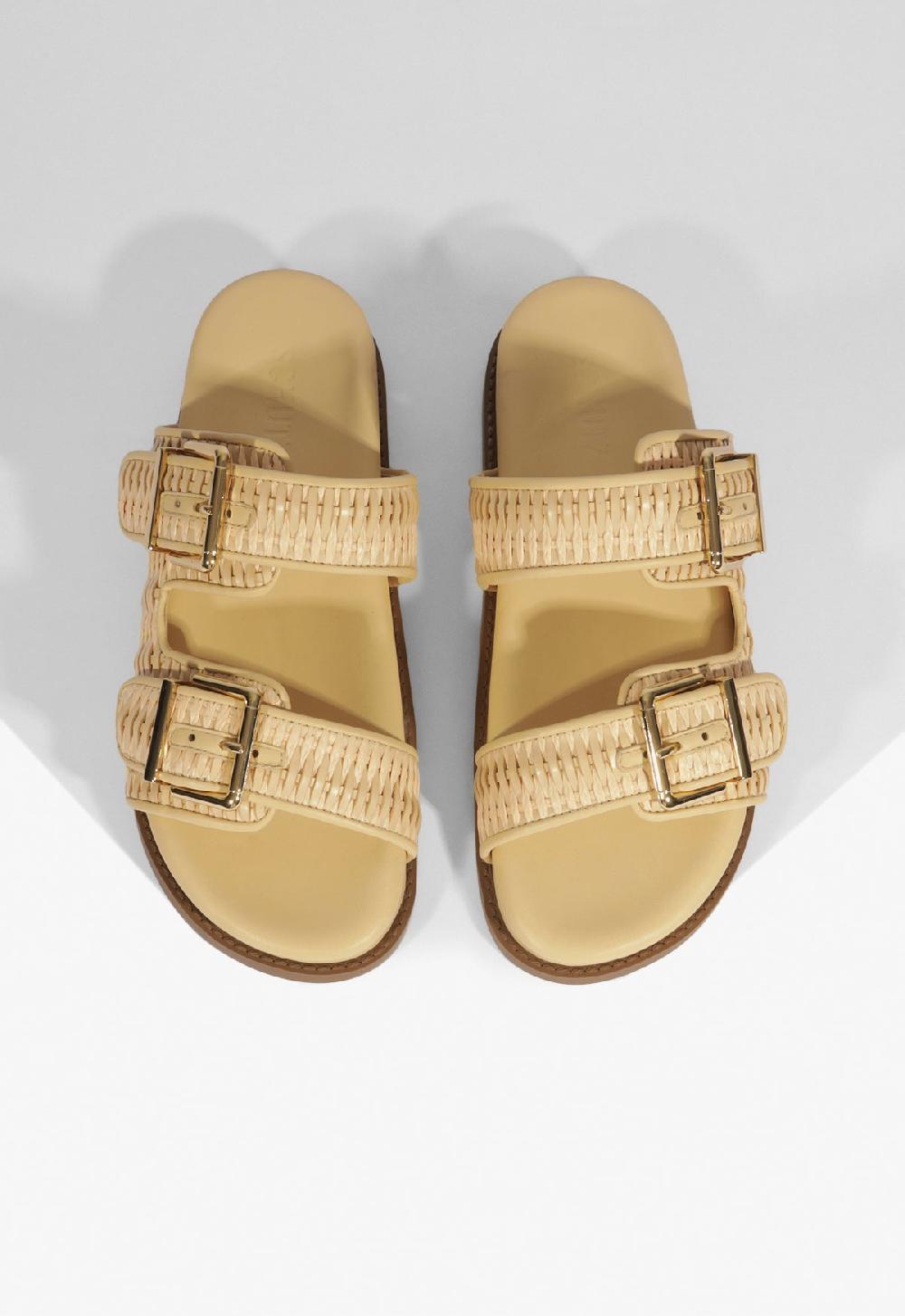 Schutz Naomi Beige Sporty Sandal