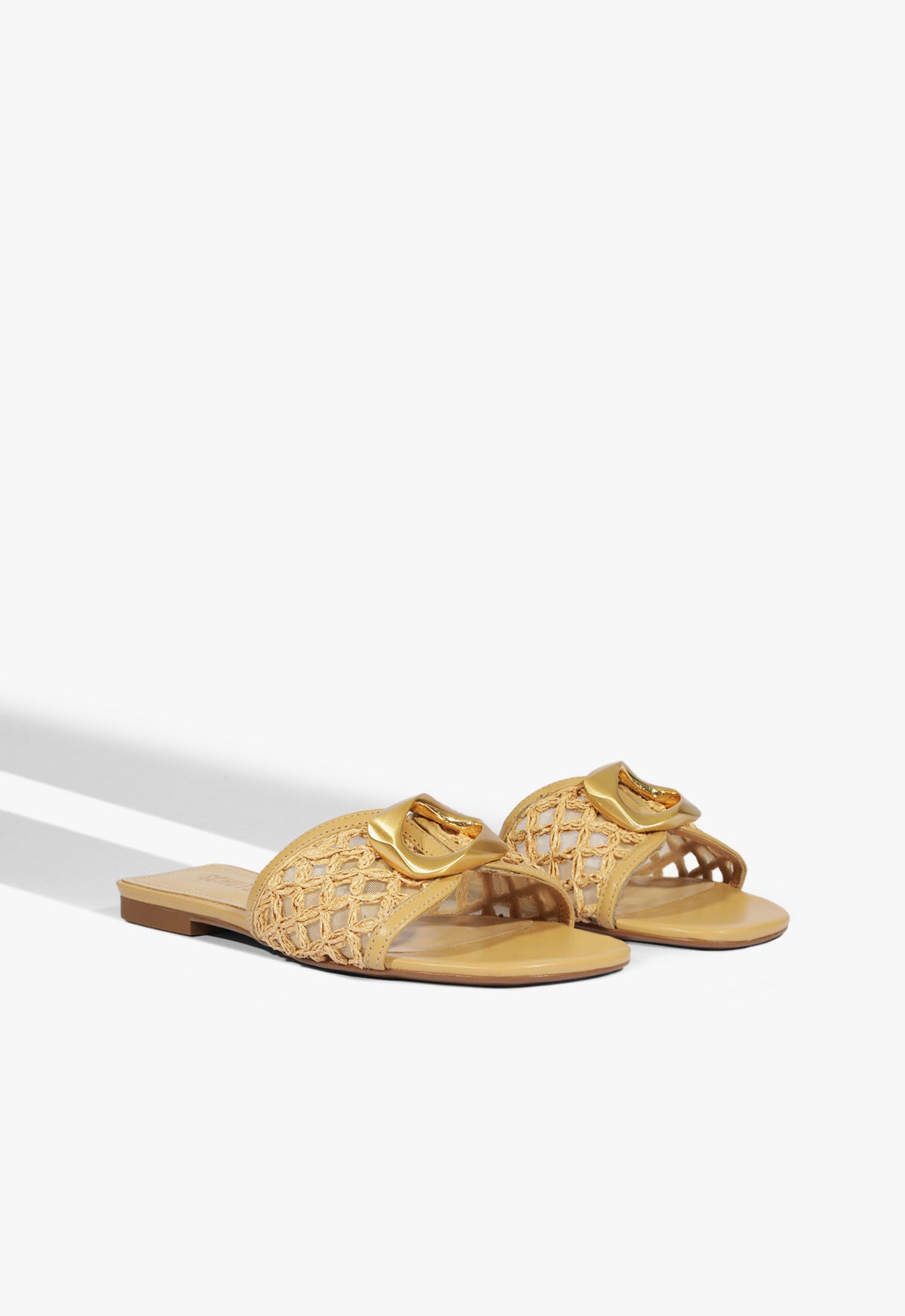 Schutz Olga Embroidery Synthetic Sandal